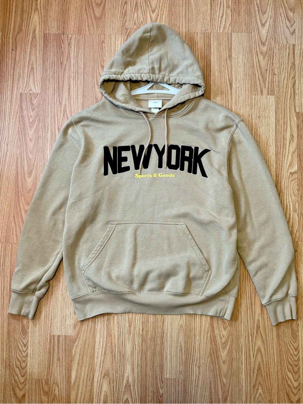 NewYork Sports & Goods Tan Hoodie - Men